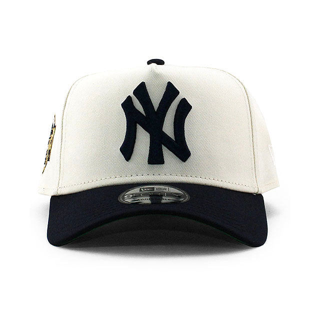 ニューエラ キャップ 9FORTY ニューヨーク ヤンキース MLB YANKEE STADIUM KELLY GREEN BOTTOM A-FRAME SNAPBACK CAP CREAM