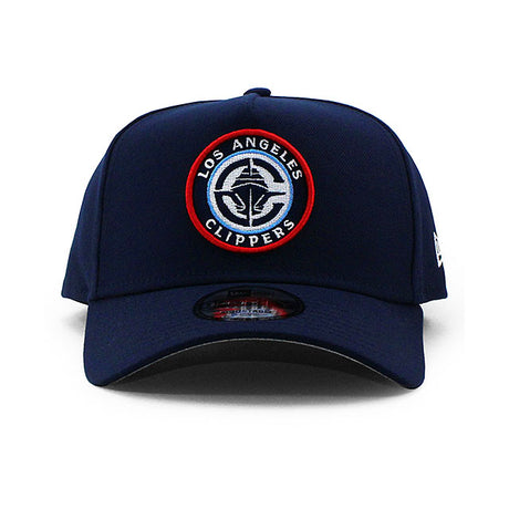 ニューエラ キャップ 9FORTY ロサンゼルス クリッパーズ NBA A-FRAME SNAPBACK CAP NAVY