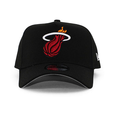 ニューエラ キャップ 9FORTY マイアミ ヒート NBA A-FRAME SNAPBACK CAP BLACK
