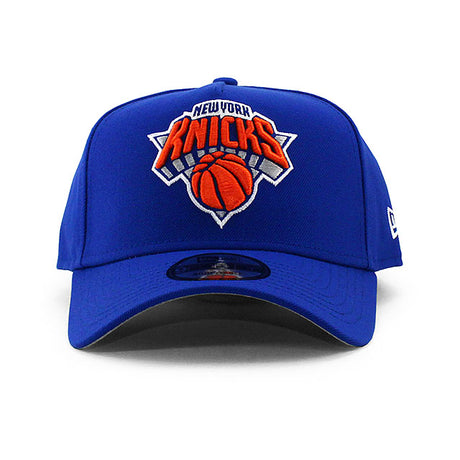 ニューエラ キャップ 9FORTY ニューヨーク ニックス NBA A-FRAME SNAPBACK CAP BLUE