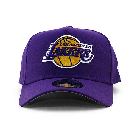 ニューエラ キャップ 9FORTY ロサンゼルス レイカーズ NBA A-FRAME SNAPBACK CAP PURPLE