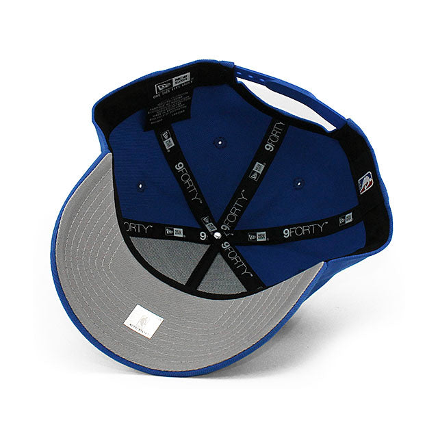 ニューエラ キャップ 9FORTY ダラス マーベリックス NBA A-FRAME SNAPBACK CAP BLUE
