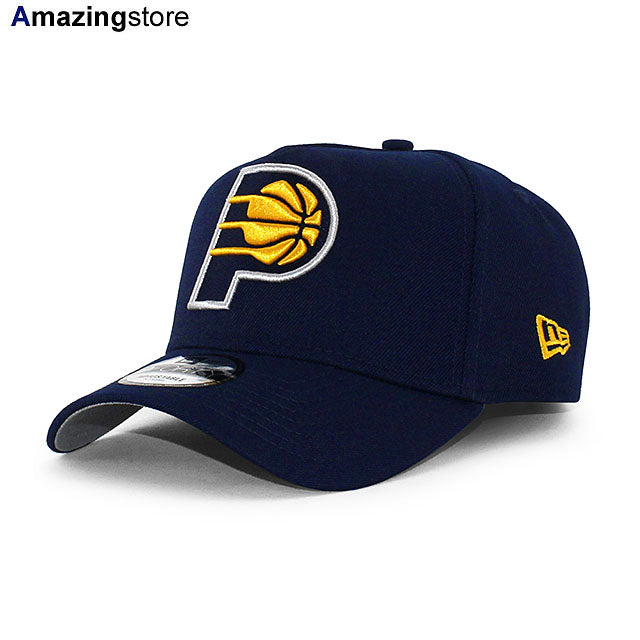 ニューエラ キャップ 9FORTY インディアナ ペイサーズ NBA A-FRAME SNAPBACK CAP NAVY