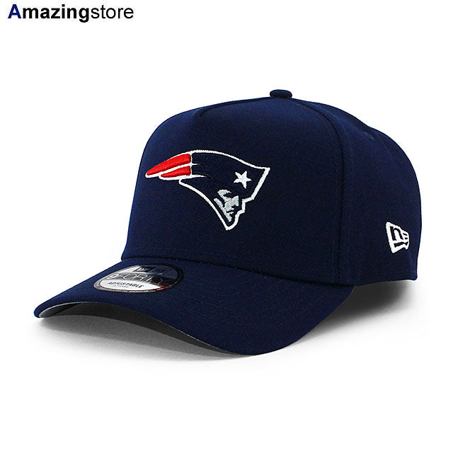 ニューエラ キャップ 9FORTY ニューイングランド ペイトリオッツ NFL A-FRAME SNAPBACK CAP NAVY