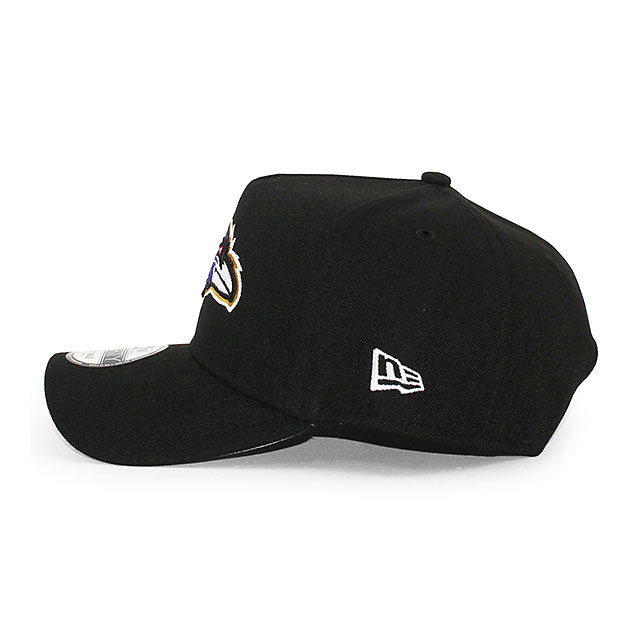 ニューエラ キャップ 9FORTY ボルチモア レイブンズ NFL A-FRAME SNAPBACK CAP BLACK