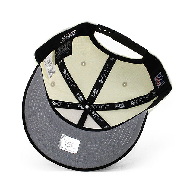 ニューエラ キャップ 9FORTY インディアナポリス コルツ NFL SUPERBOWL XLI GREY BOTTOM A-FRAME SNAPBACK CAP C WHITE