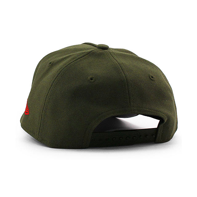 ニューエラ キャップ 9FORTY アナハイム ダックス NHL 30TH GREY BOTTOM A-FRAME SNAPBACK CAP GREEN