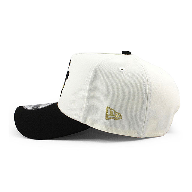 ニューエラ キャップ 9FORTY ロサンゼルス ドジャース MLB 40TH GREY BOTTOM A-FRAME SNAPBACK CAP CREAM