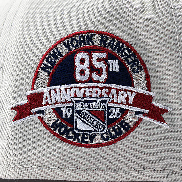 ニューエラ キャップ 9FORTY ニューヨーク レンジャース NHL 85TH GREY BOTTOM A-FRAME SNAPBACK CAP STONE