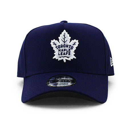 ニューエラ キャップ 9FORTY トロント メープル リーフス NHL A-FRAME SNAPBACK CAP NAVY