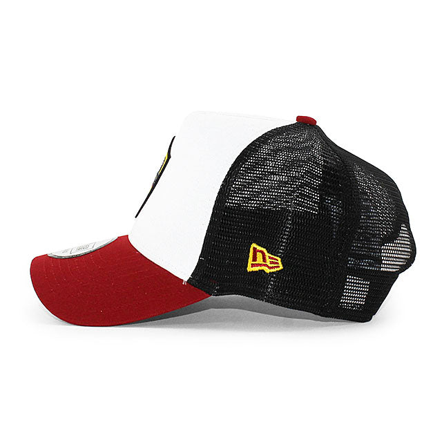 ニューエラ メッシュキャップ ASローマ SERIA A E-FRAME TRUCKER MESH CAP WHITE