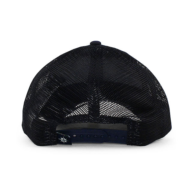 ニューエラ メッシュキャップ 9FORTY シアトル マリナーズ MLB TRUCKER MESH CAP NAVY