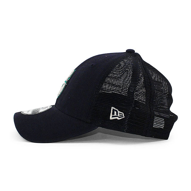 ニューエラ メッシュキャップ 9FORTY シアトル マリナーズ MLB TRUCKER MESH CAP NAVY