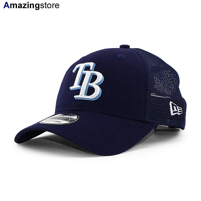 ニューエラ メッシュキャップ 9FORTY タンパベイ レイズ MLB TRUCKER MESH CAP NAVY