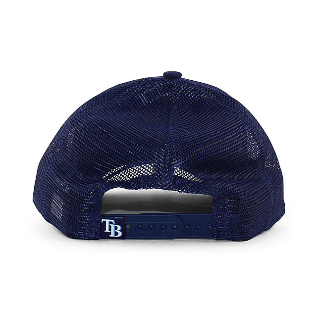 ニューエラ メッシュキャップ 9FORTY タンパベイ レイズ MLB TRUCKER MESH CAP NAVY