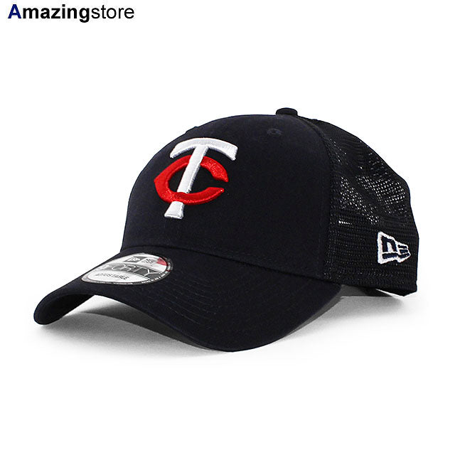 ニューエラ メッシュキャップ 9FORTY ミネソタ ツインズ MLB TRUCKER MESH CAP NAVY