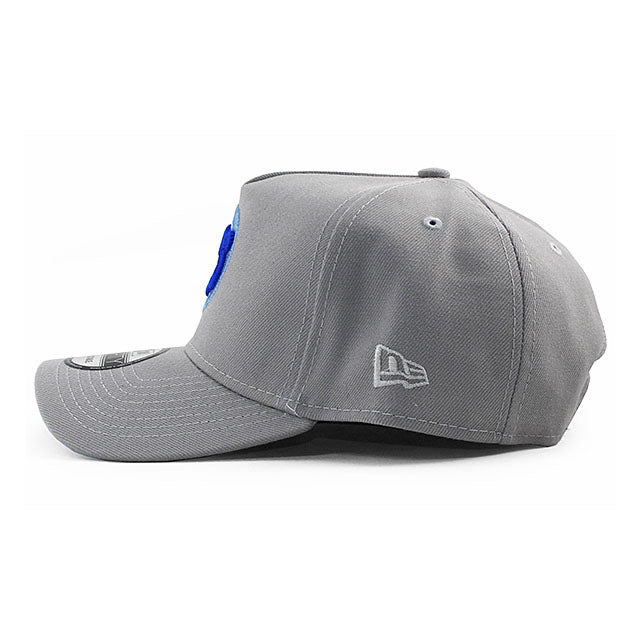 ニューエラ キャップ 9FORTY シカゴ カブス MLB WRIGLEY FIELD 100 YEARS LT BLUE BOTTOM A-FRAME SNAPBACK CAP GREY