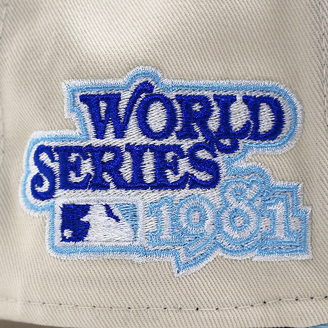EU AU限定 ニューエラ キャップ 9FORTY ロサンゼルス ドジャース MLB 1981 WORLD SERIES STRAPBACK CAP CREAM