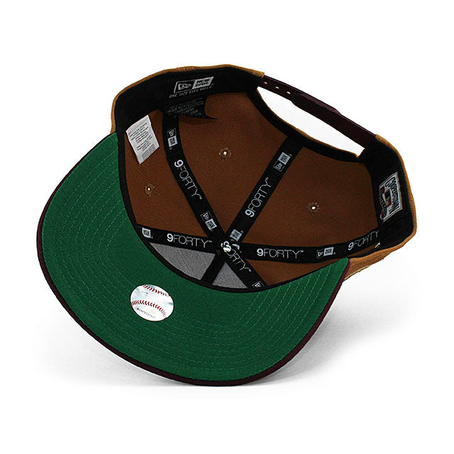 ニューエラ キャップ 9FORTY ニューヨーク ヤンキース MLB 1996 WORLD SERIES KELLY BOTTOM A-FRAME SNAPBACK CAP TAN