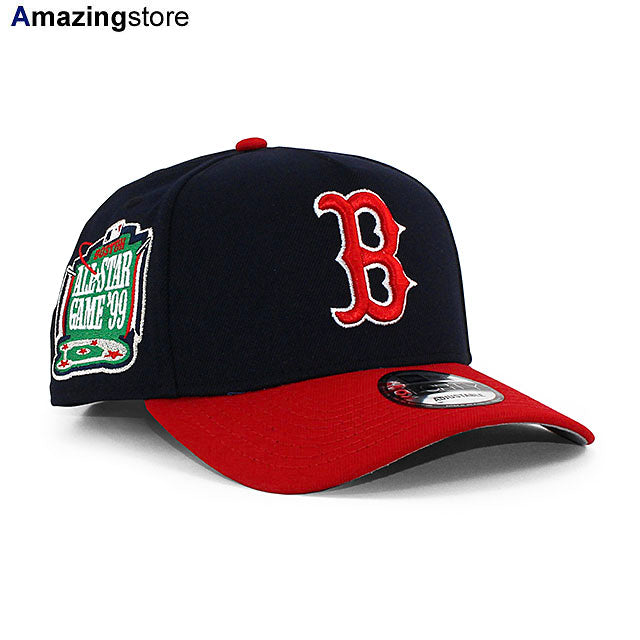 ニューエラ キャップ 9FORTY ボストン レッドソックス 1999 MLB ALL STAR GAME GREY BOTTOM A-FRAME SNAPBACK CAP NAVY RED NEW ERA BOSTON RED SOX