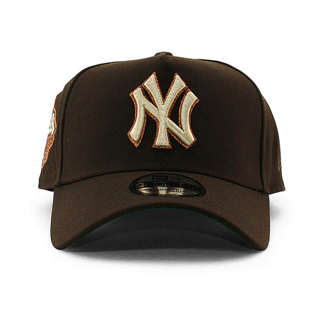 ニューエラ キャップ 9FORTY ニューヨーク ヤンキース MLB 1999 WORLD SERIES KELLY GREEN BOTTOM A-FRAME SNAPBACK CAP BROWN