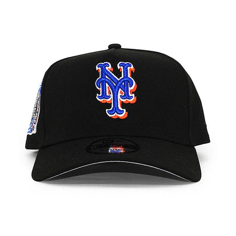 ニューエラ キャップ 9FORTY ニューヨーク メッツ MLB 2000 WORLD SERIES SUBWAY SERIES GREY BOTTOM A-FRAME SNAPBACK CAP BLACK