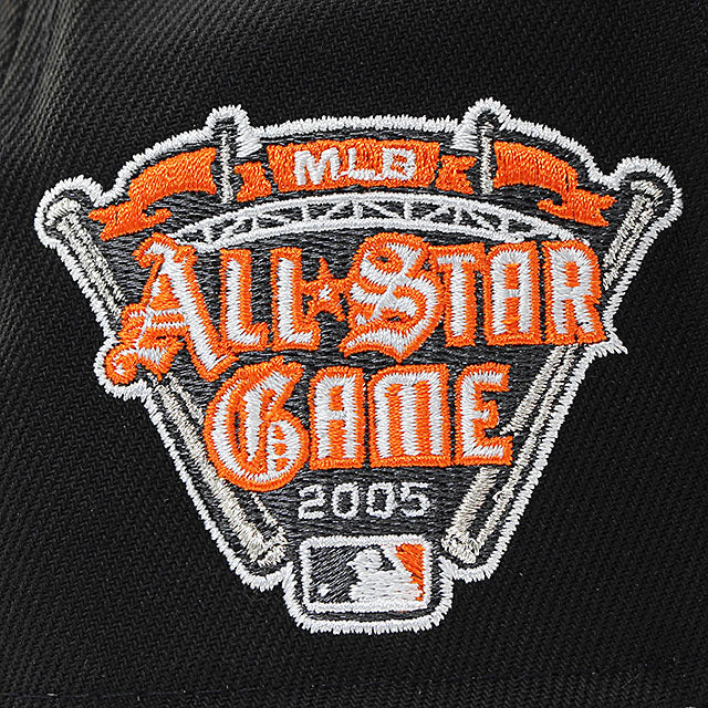 ニューエラ キャップ 9FORTY デトロイト タイガース MLB 2005 ALL STAR GAME GREY BOTTOM A-FRAME SNAPBACK CAP BLACK