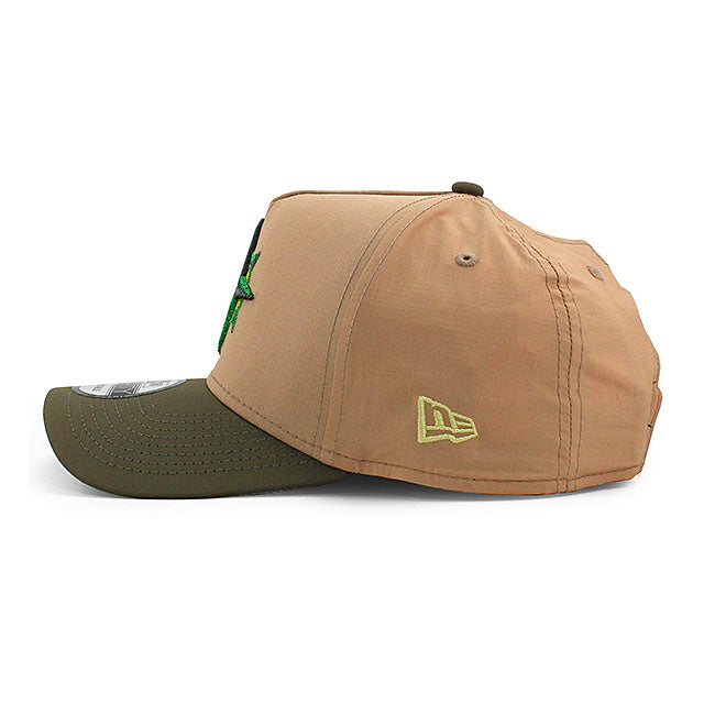 ニューエラ キャップ 9FORTY シアトル マリナーズ RIPSTOP MLB 2023 ALL STAR GAME GREY BOTTOM A-FRAME SNAPBACK CAP TAN