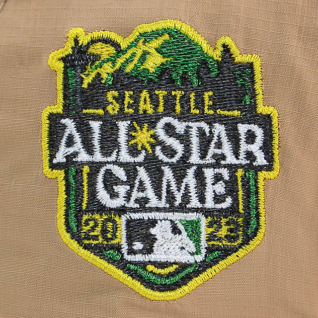 ニューエラ キャップ 9FORTY シアトル マリナーズ RIPSTOP MLB 2023 ALL STAR GAME GREY BOTTOM A-FRAME SNAPBACK CAP TAN