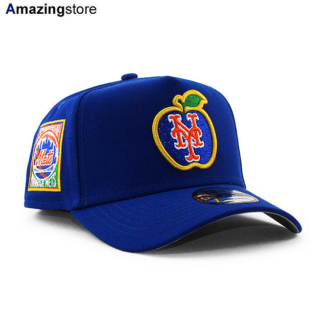 ニューエラ キャップ 9FORTY ニューヨーク メッツ MLB 25TH ANNIVERSARY GREY BOTTOM A-FRAME SNAPBACK CAP BLUE