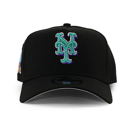 ニューエラ キャップ 9FORTY ニューヨーク メッツ MLB 40TH ANNIVERSARY PINK BOTTOM A-FRAME SNAPBACK CAP BLACK NEW ERA NEW YORK METS
