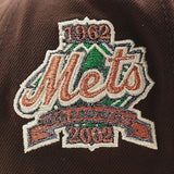 ニューエラ キャップ 9FORTY ニューヨーク メッツ MLB 40TH ANNIVERSARY KELLY GREEN BOTTOM A-FRAME SNAPBACK CAP BROWN