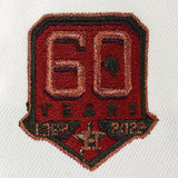 ニューエラ キャップ 9FORTY ヒューストン アストロズ MLB 60TH ANNIVERSARY GREY BOTTOM A-FRAME SNAPBACK CAP CREAM
