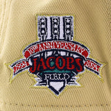 ニューエラ キャップ 9FORTY クリーブランド インディアンス MLB 10TH ANNIVERSARY GREY BOTTOM A-FRAME SNAPBACK CAP VEGAS GOLD