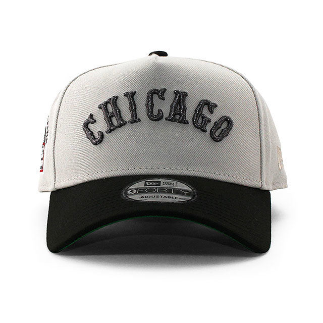 ニューエラ キャップ 9FORTY シカゴ ホワイトソックス MLB COMISKEY PARK KELLY GREEN BOTTOM A-FRAME SNAPBACK CAP STONE
