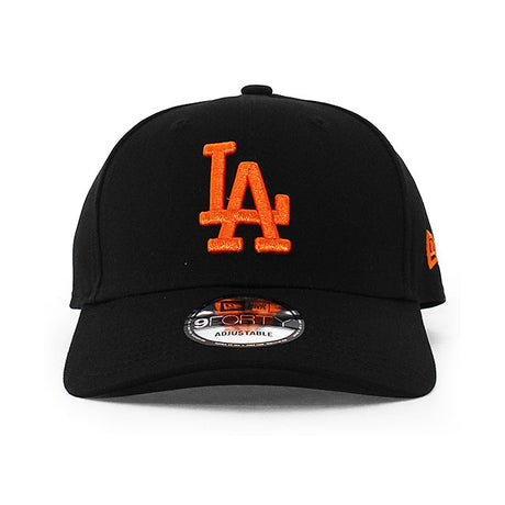 EU AU限定 ニューエラ キャップ 9FORTY ロサンゼルス ドジャース MLB LEAGUE ESSENTIAL STRAPBACK CAP BLACK