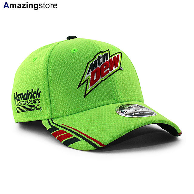 ニューエラ キャップ 9FORTY ナスカー チェイス エリオット CHASE ELLIOTT MOUNTAIN DEW SNAPBACK CAP LIME