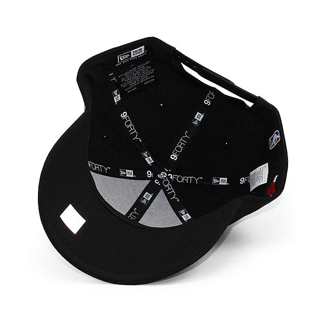 EU AU限定 ニューエラ キャップ 9FORTY シカゴ ブルズ NBA REPREVE SNAPBACK CAP BLACK