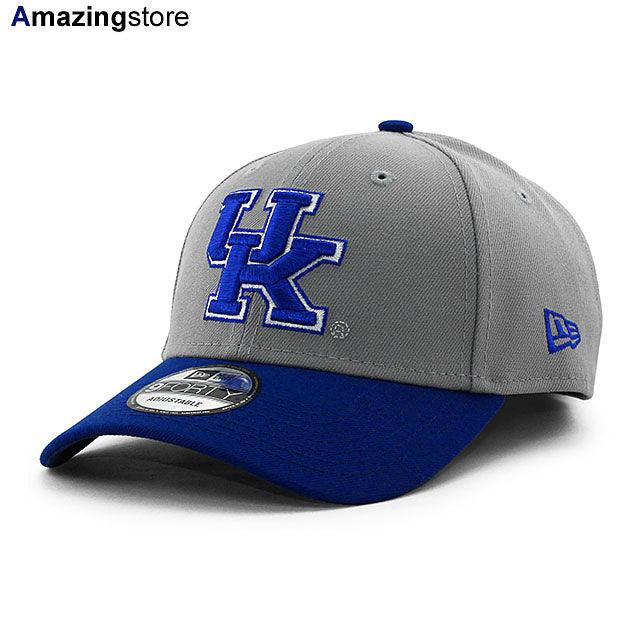 ニューエラ キャップ 9FORTY ケンタッキー ワイルドキャッツ NCAA THE LEAGUE ADJUSTABLE CAP GREY ROYAL BLUE