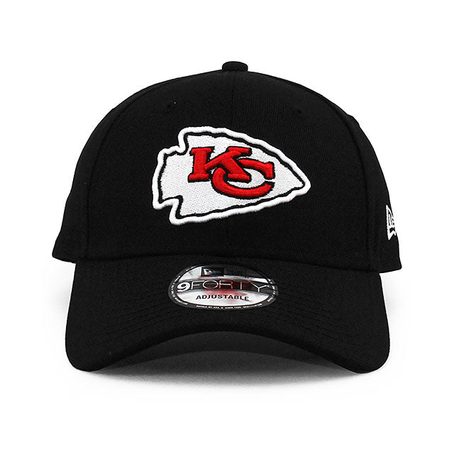 ニューエラ キャップ 9FORTY カンザスシティ チーフス NFL THE LEAGUE ADJUSTABLE CAP BLACK