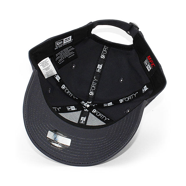 ニューエラ キャップ 9FORTY ストラップバック UFC TONAL LOGO STRAPBACK CAP GRAY