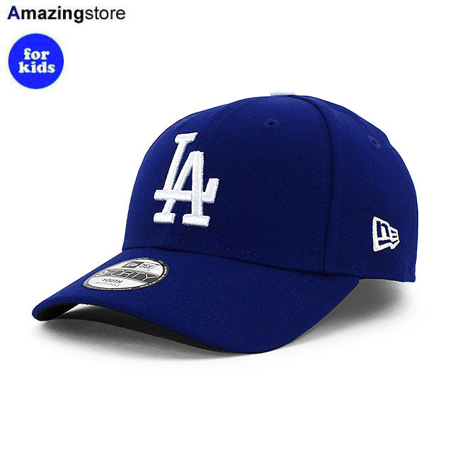 子供用 ニューエラ キャップ 9FORTY ロサンゼルス ドジャース YOUTH MLB THE LEAGUE ADJUSTABLE CAP BLUE