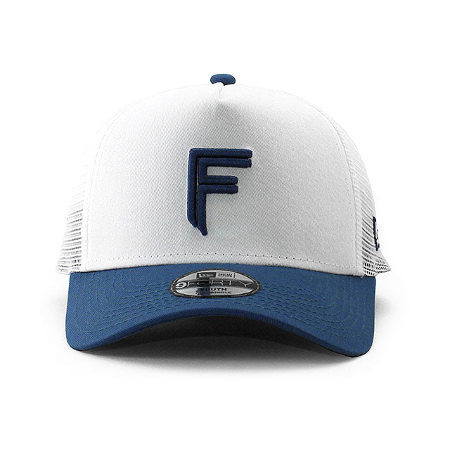 子供用 ニューエラ メッシュキャップ 9FORTY 北海道日本ハム ファイターズ YOUTH NPB A-FRAME TRUCKER MESH CAP WHITE