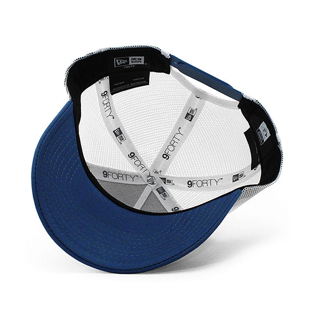 子供用 ニューエラ メッシュキャップ 9FORTY 北海道日本ハム ファイターズ YOUTH NPB A-FRAME TRUCKER MESH CAP WHITE