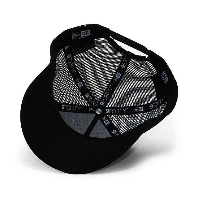 子供用 ニューエラ メッシュキャップ 9FORTY 読売 ジャイアンツ YOUTH NPB A-FRAME TRUCKER MESH CAP BLACK