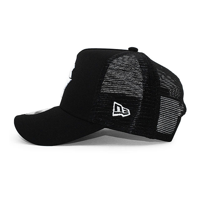子供用 ニューエラ メッシュキャップ 9FORTY 読売 ジャイアンツ YOUTH NPB A-FRAME TRUCKER MESH CAP BLACK