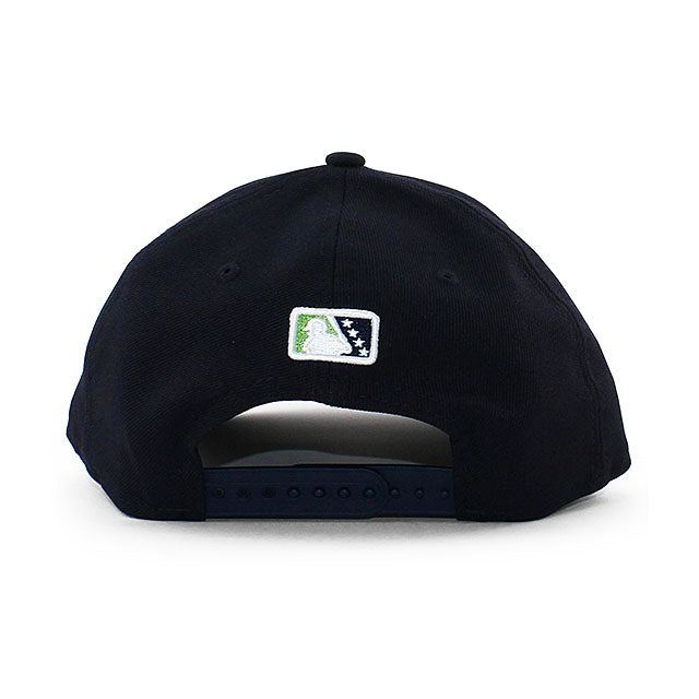 ニューエラ 9FORTY M-CROWN グウィネット ストライパーズ MiLB ON-FIELD AUTHENTIC PLAYER REPLICA SNAPBACK CAP NAVY