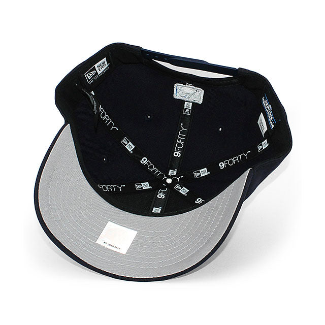 ニューエラ 9FORTY M-CROWN タンパ ターポンズ MiLB ON-FIELD AUTHENTIC PLAYER REPLICA SNAPBACK CAP NAVY
