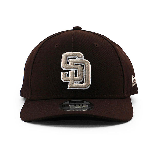 ニューエラ 9FORTY M-CROWN スナップバック サンディエゴ パドレス MLB ON-FIELD AUTHENTIC PLAYER REPLICA SNAPBACK CAP BROWN