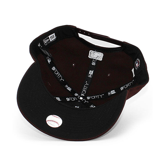 ニューエラ 9FORTY M-CROWN スナップバック サンディエゴ パドレス MLB ON-FIELD AUTHENTIC PLAYER REPLICA SNAPBACK CAP BROWN